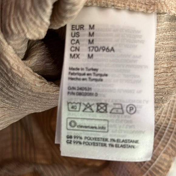 H&M Bardot off-shoulder or on top Sz M - Picture 5 of 6